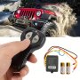 Wireless Winch Remote Control 30.48METER 12-24V Switch Handset Compatible With Most Brands Of Recovery Black With Twin Handset