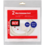 SCE 2-WAY Heavy Duty Extension Cord 5M