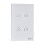 Smart Wifi Light Switch - 4 Gang 2 Pack