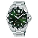 LORUS Sports Men& 39 S Quartz Watch Dark Green Sunray Dial