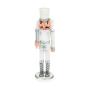 Soldier Nutcracker Stand Wht