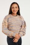 Ladies Zara Cozy Plush Long Sleeve Pullover Sweater Jersey