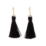 Black MINI Tassel Earrings