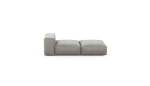 Lounger - Velvet - Light Grey - 199CM X 84CM