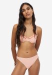Non-padded Bikini Top - Peach Pink