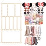 Povetire Headband Holder Hair Bows Organizer Baby Headbands Hair Accessories Organizer Storage Wall Hanging Decor
