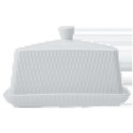 White Basics Diamonds Butter Dish