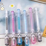 3PCS Creative Syringe-shaped Gel Pens Medium Point Assorted Colors - Fun Office Writing Instruments Pens For Writing Cute Pens