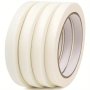 4 Rolls Of White Artist's Tape - 20M/ROLL Ideal For Watercolor Paper Canvas Curves Framing Painting Watercolor Console Art Shading Tape - 0.40 Inch