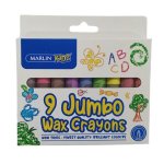 Jumbo Wax Crayons 9 Marlin - Factory Plaza