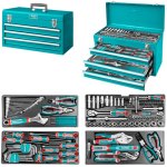 Total Tools Set Chest Tool 132PCS