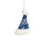 Hanging Blue Knitted Hat 8X2X14CM