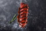 Venison Loin Backstrap Steak Marinated