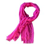 Thin Polyester Scarf - Pink