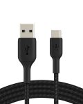 Belkin Boostcharge Braided Usb-c To Usb-a Cord 2M 6.6FT For Iphone 15 Series Samsung Galaxy S24 Series NOTE20 Google Pixel 7 & 8