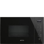 Smeg FMI125N 38CM Linea Built In Grill Microwave 25L