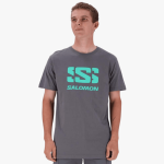 Salomon Mens Adventure Short Sleeves T-Shirt In Castle Rock - Castle Rock 3XL
