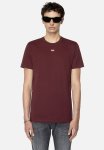 Diesel T-diegor-d Short Sleeve Tee - Burgundy
