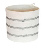Cylinder Basket - Stitched Striped - XL