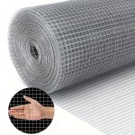 1PC Mesh Wire 39.98CM 10FT 2.54 10.16CM 23GAUGE Chicken Wire Fencing For Garden Pet Cage Rabbit Net Silver Mesh Roll Galvanized