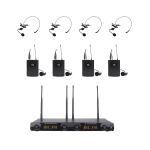M604B Wireless Headset And Lapel Microphone System