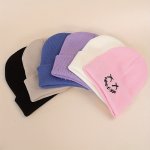 1PC Warm Knit Scary Face Beanie For Men & Women Pull-on Hats Winter Accessories Gift