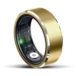 Smart Health Ring With 24 7 Heart Rate & Sleep Tracking- Gold