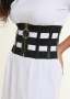 Elasticated Cage Belt - Black - M/l