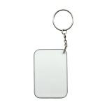 Sublimation Blank Black Polymer Keyring Rectangle