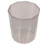 Thickened Small Trash Can Black Tea Waste Bin Desktop Container For Home