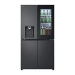 LG 733L Instaview™ Door-in-door French Door Fridge With Uvnano™ In Black Finish