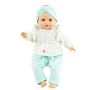 : Crying Baby Doll With Clothing & Pacifier: Sonia - 36CM