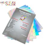 A4 Waterproof Inkjet Silver Holographic Vinyl 10 Sheets