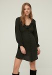 Buttoned Dress - Black