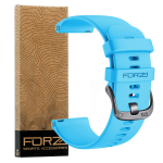 Elite 22MM Quick Release Classic Watch Strap - Frost Blue