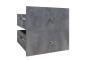 Cube Storage Drawers Set Of 2 Grey W32XD32XH32CM