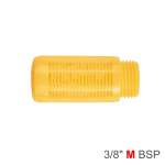 AirCraft Plastic Breather Silencer 3 8' M Orange