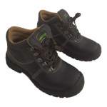 Smte- Lace Up Mens Safety Shoes -brown UK 4 With Keychain