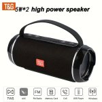 TG116C Outdoor Portable Upright Wireless Compatible Speaker Cute Little Cube Speaker Music Player Support Usb Tf Fm Radio Musi