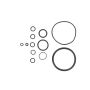 Aircraft Air Riveter Service Kit O-rings B01-05/B10-14 For AT0018