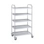 Stainless Steel Tea Trolley 5 Tier Smartchef