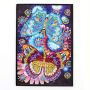 Artikon Diamond Painting Diy A5 Notebook Journal - Butterflies Purple Blue