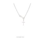 Stylish Infinity Cross Pendant Necklace