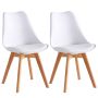 Kcw: Tulip Chair Dining Chair Set Of 2 - White