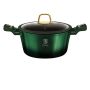 24CM Titanium Coating Casserole With Lid - Emerald Edition