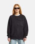 G-star Raw Multi Pocket Mix Loose Cropped Black Sweater - XL Black