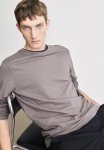 Slim Fit Jersey Top - Dark Grey