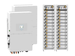 SK12 100KW 3 Phase Hv Hybrid Inverter With 120KW Lithium Battery Bank And 121KW Panel Power