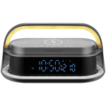 Volkano Awaken Series Alarm Clock With Wireless Charging And Speaker