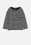 Long-sleeved T-Shirt - Black & White